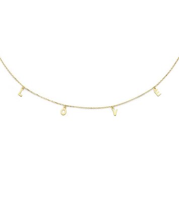 14 karaat geelgouden dames ketting - Jackie - L.O.V.E. ketting