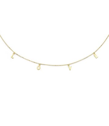 14 karaat geelgouden dames ketting - Jackie - L.O.V.E. ketting