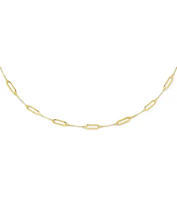 14 karaat geelgouden dames ketting - Jackie - Las Ramblas Necklace