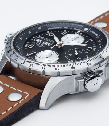 Hamilton  - Horloge Heren - Khaki Aviation - X-Wind auto chrono - H77616533