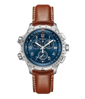 Hamilton  - Horloge Heren - Khaki Aviation - X-Wind auto chrono - H77922541 Hamilton  - Horloge Heren - Khaki Aviation - X-Wind auto chrono - H77922541
