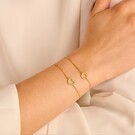 Zilveren armband verguld in 18 krt geelgoud - Diamanti Per Tutti - Heart Chain Bracelet-2