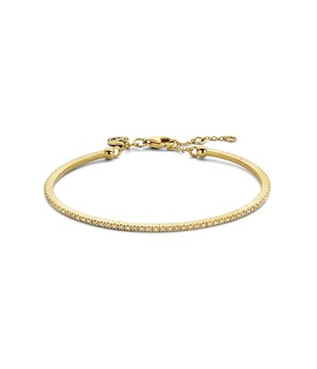 Zilveren armband goudkleurig verguld - Diamanti Per Tutti - Ever Bangle Bracelet