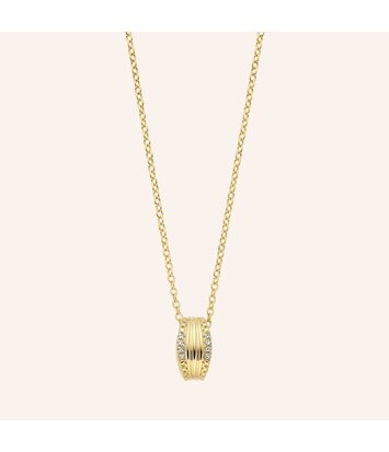 Zilveren ketting verguld in 18 krt geelgoud - Diamanti Per Tutti - Vesper Necklace