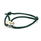 14 karaat tricolour armband - Trinity - Dark Green - Hutjens Rope-2