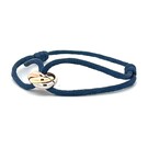 14 karaat tricolour armband - Trinity - Blue - Hutjens Rope-2