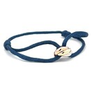 14 karaat tricolour armband - Trinity - Blue - Hutjens Rope-3