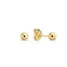 14 karaat geelgouden oorstekers - Ball Studs 3mm - Jackie-1