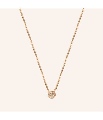 Zilveren ketting verguld in 18 krt roségoud - Diamanti Per Tutti - Galaxy Necklace