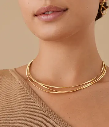 18 karaat geelgouden dames ketting - Marco Bicego - Marrakech New