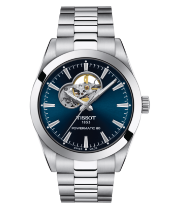 Tissot - Horloge Heren - Gentleman Powermatic 80 Open Heart - T1274071104101