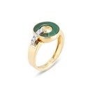 18 karaat geelgouden dames ring - Promesse Green - Ponte Vecchio-1
