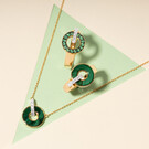 18 karaat geelgouden dames ring - Promesse Green - Ponte Vecchio-2