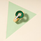 18 karaat geelgouden dames ring - Promesse Green - Ponte Vecchio-4