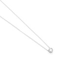 18 karaat witgouden ketting met diamant - 0,15ct.-2