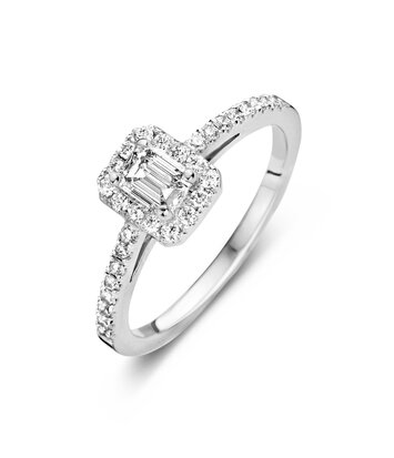 18 karaat witgouden dames ring Grace met diamant  0.30ct +40ct- Antonellis