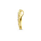 14 karaat geelgouden collier met diamant hanger - Hutjens-4
