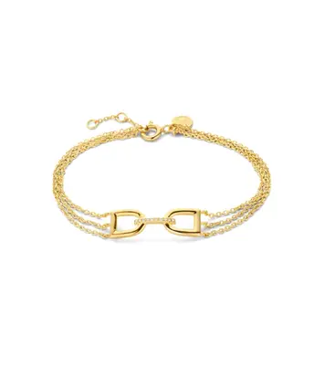 Zilveren armband goudkleurig verguld - Diamanti Per Tutti -  Arch