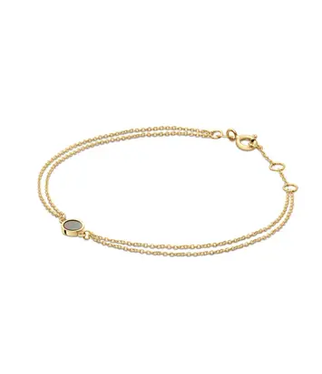 14 karaat geelgouden armband - Giardino Segreto - Jackie