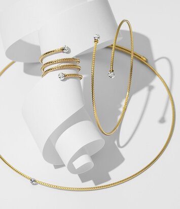 18 karaat geelgouden dames armband - Ponte Vecchio - Nobile New - CB1877BRY