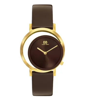 Danish Design - Horloge Dames - Pico Brown Gold - IV18Q1271