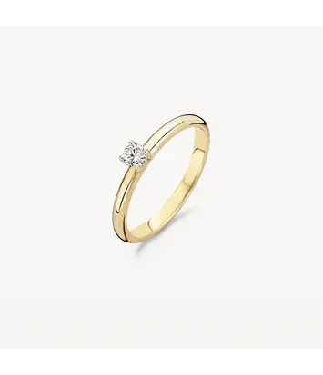 14 karaat geelgouden ring - Blush - 1112YZI