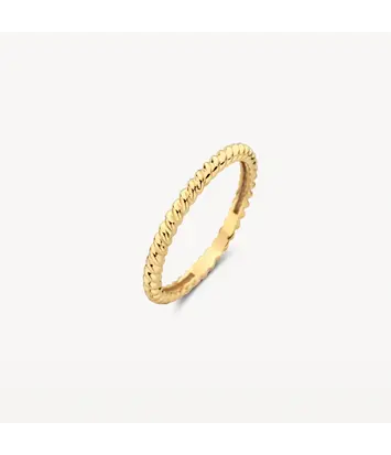 14 karaat geelgouden ring - Blush - 1118YGO