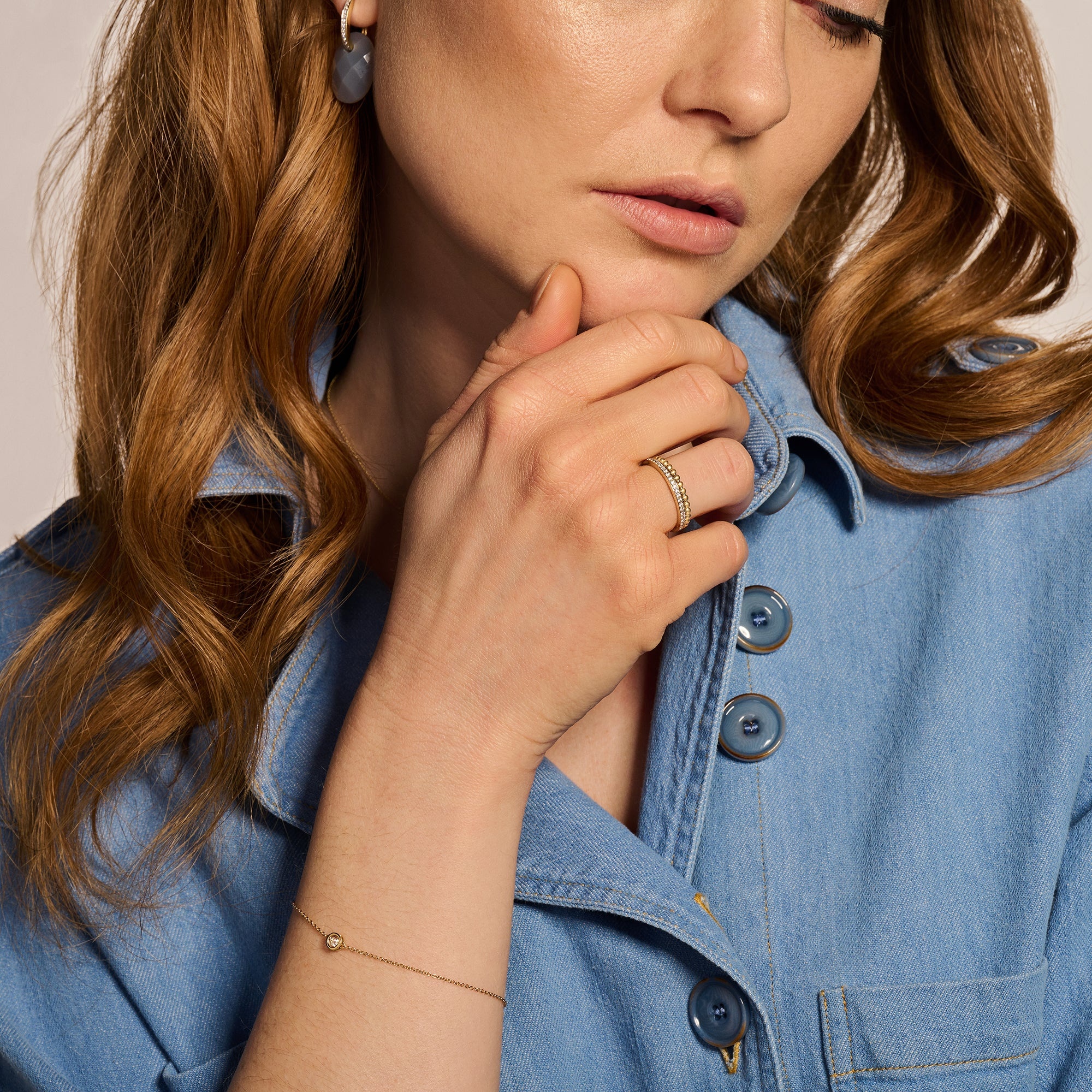 14 karaat geelgouden ring - Blush - 1119BZI 14 karaat geelgouden ring - Blush - 1119BZI-5