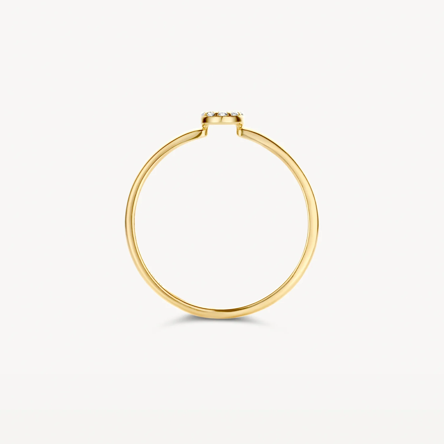 14 karaat geelgouden ring - Blush - 1217YZI 14 karaat geelgouden ring - Blush - 1217YZI-3