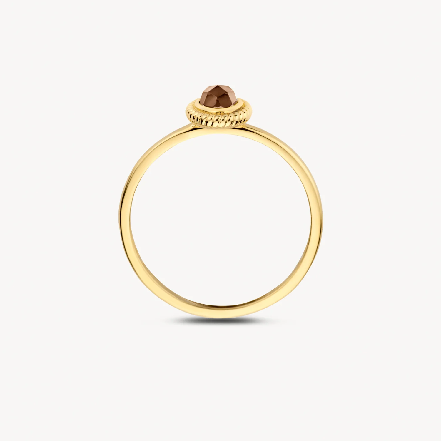 14 karaat geelgouden ring - Blush - 1239YBQ 14 karaat geelgouden ring - Blush - 1239YBQ-4