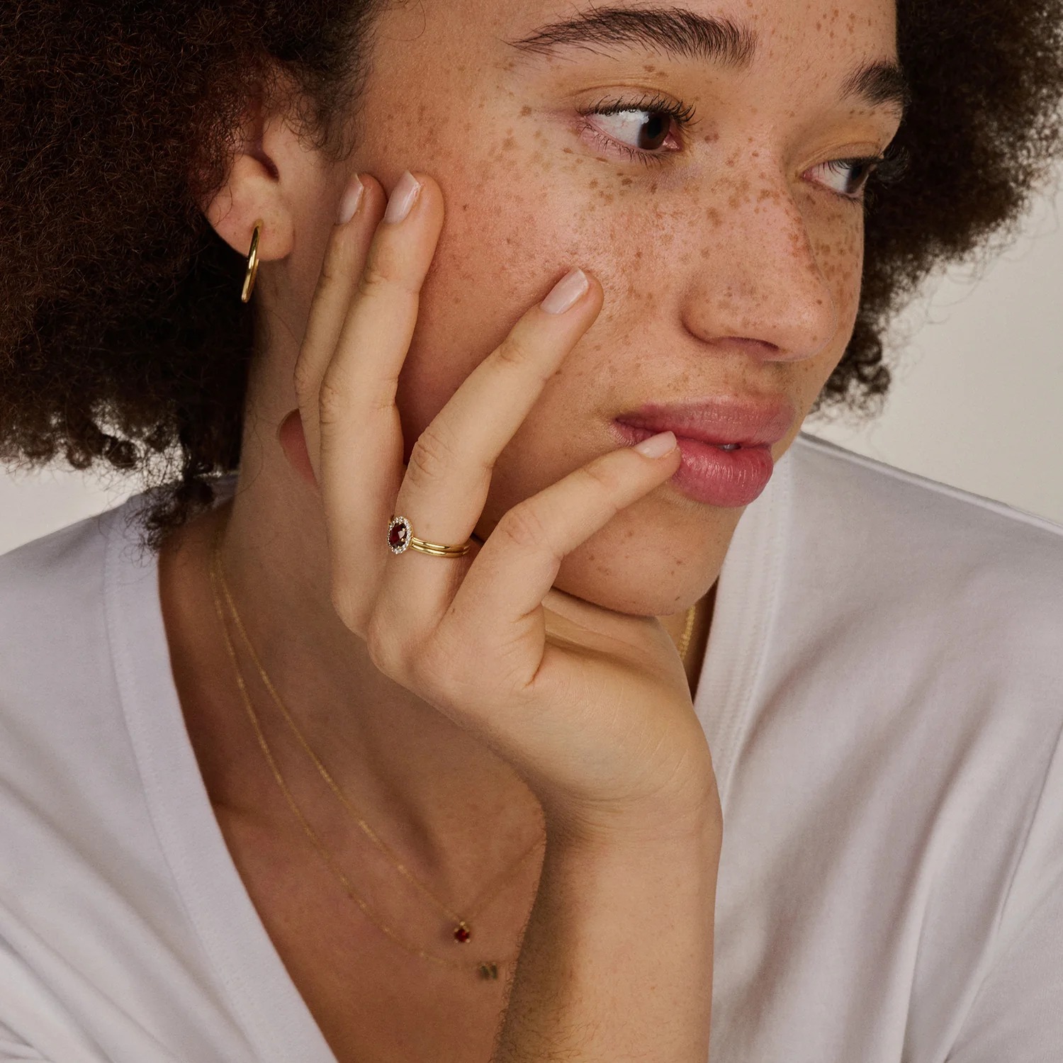 14 karaat geelgouden ring - Blush - 1271YGA 14 karaat geelgouden ring - Blush - 1271YGA-6