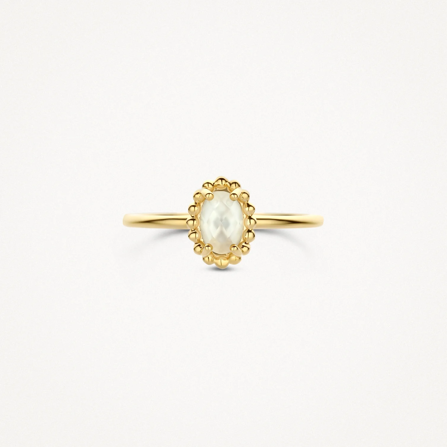 14 karaat geelgouden ring - Blush - 1272YMQ 14 karaat geelgouden ring - Blush - 1272YMQ-4