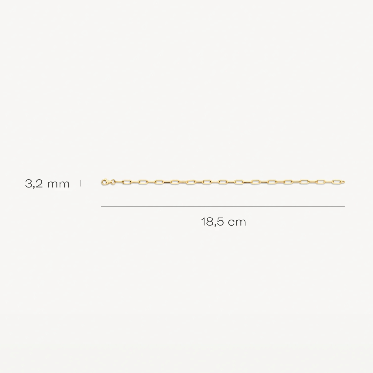 14 karaat geelgouden armband - Blush - 2191YGO 14 karaat geelgouden armband - Blush - 2191YGO-4