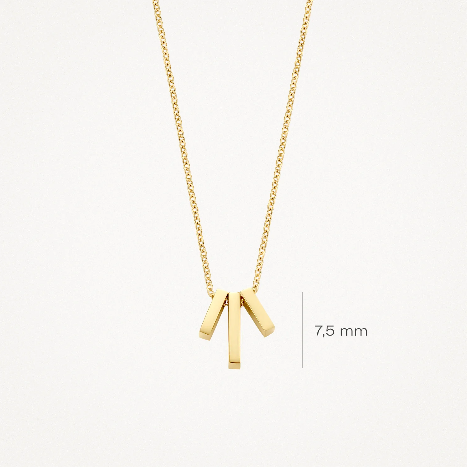 14 karaat geelgouden ketting - Blush - 3121YGO 14 karaat geelgouden ketting - Blush - 3121YGO-4