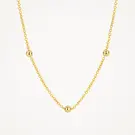 14 karaat geelgouden ketting - Blush - 3145YGO-1