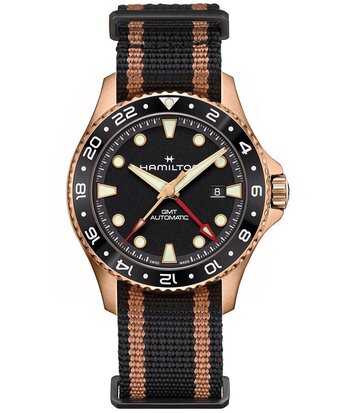 Hamilton - Horloge Heren - Khaki Navy Scuba - H82565930