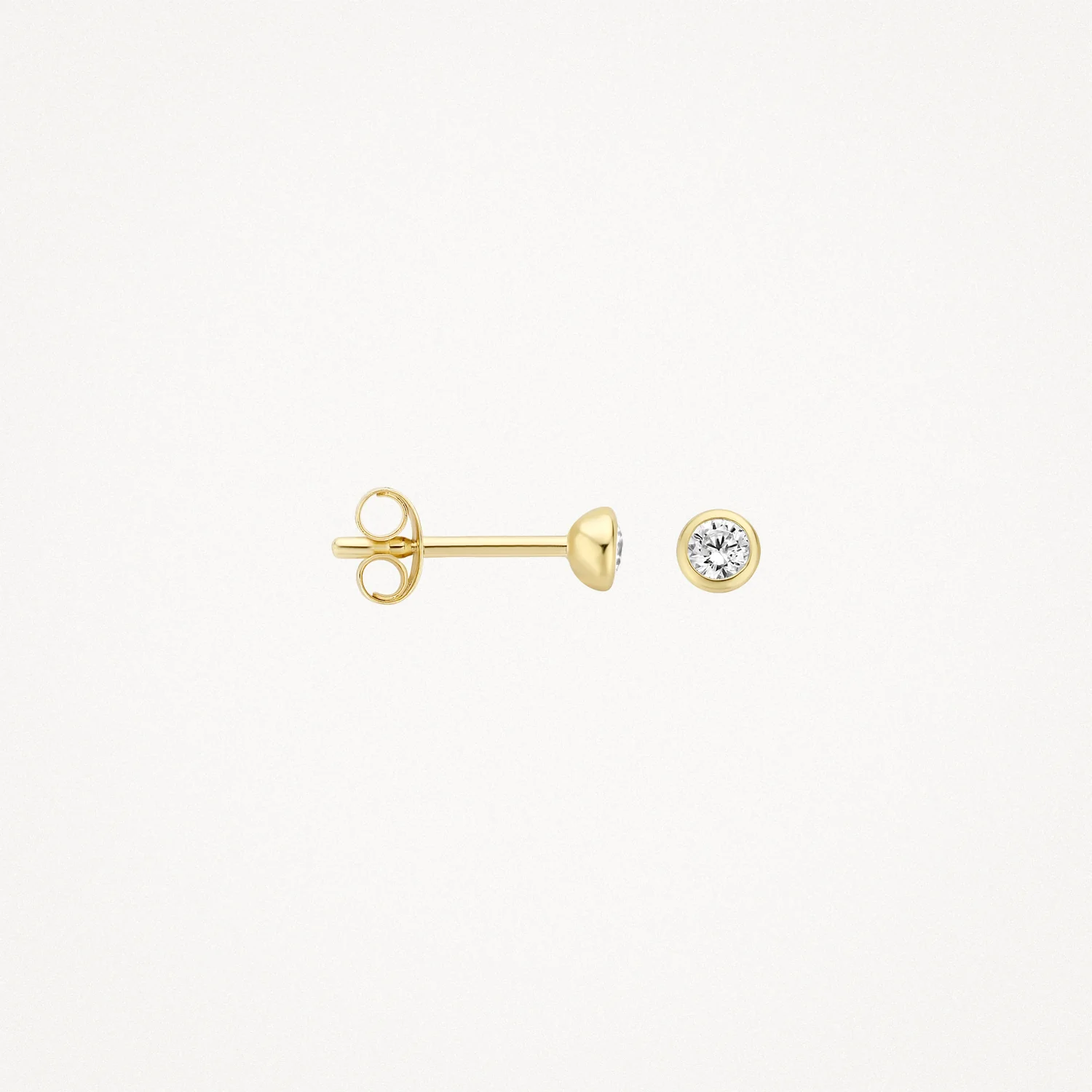 14 karaat geelgouden oorstekers - Blush - 7214YZI 14 karaat geelgouden oorstekers - Blush - 7214YZI-3