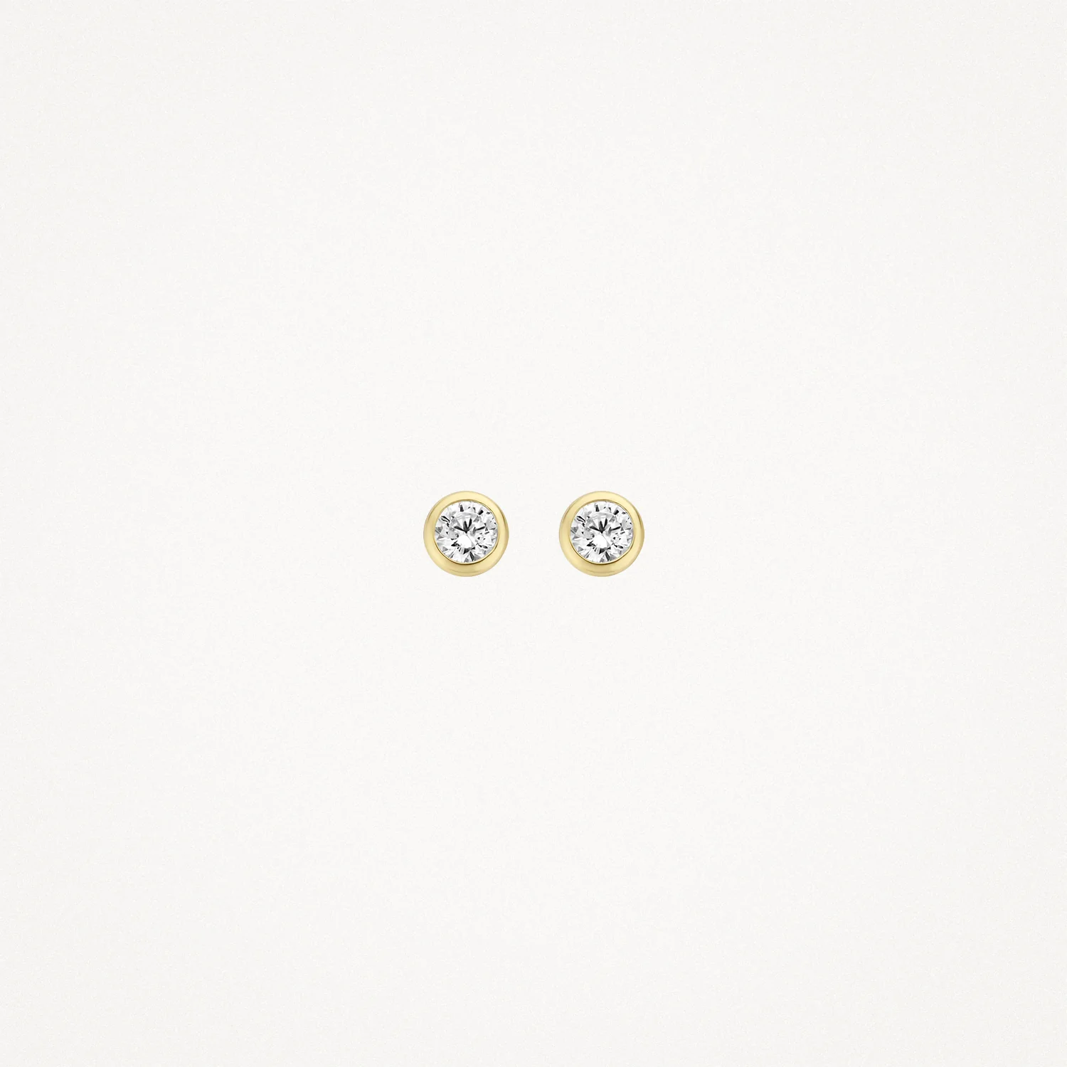 14 karaat geelgouden oorstekers - Blush - 7214YZI 14 karaat geelgouden oorstekers - Blush - 7214YZI-5