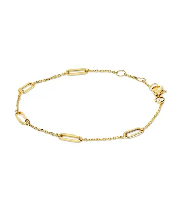 14 karaat geelgouden armband - Las Ramblas - Jackie