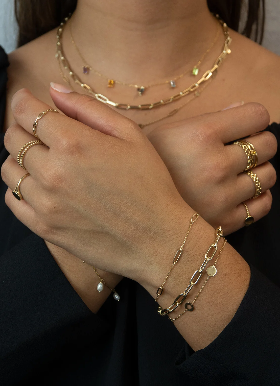 14 karaat geelgouden armband - Las Ramblas - Jackie 14 karaat geelgouden armband - Las Ramblas - Jackie-2