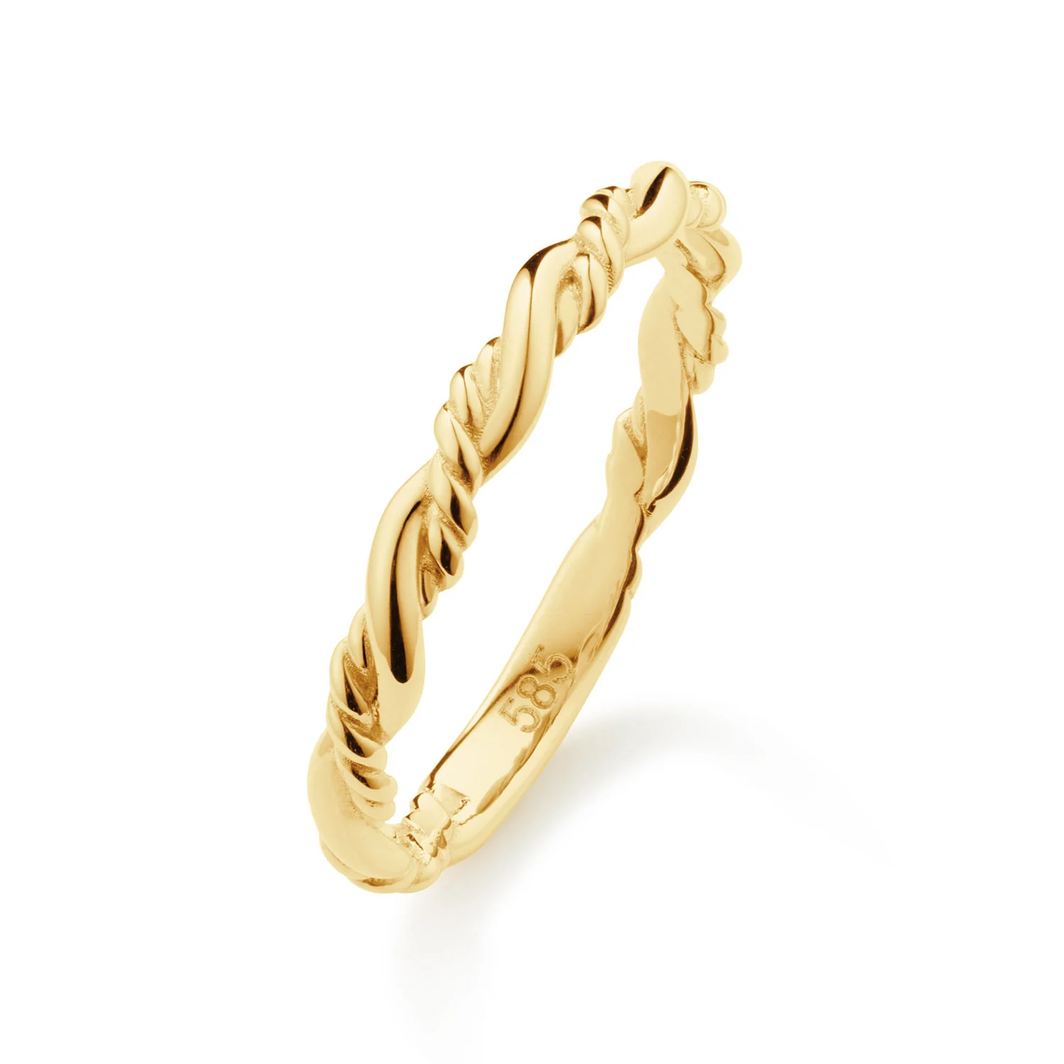 14 karaat geelgouden ring - Amalia ring - Jackie 14 karaat geelgouden ring - Amalia ring - Jackie-1