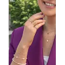 14 karaat geelgouden ring - Cord ring - Jackie-2