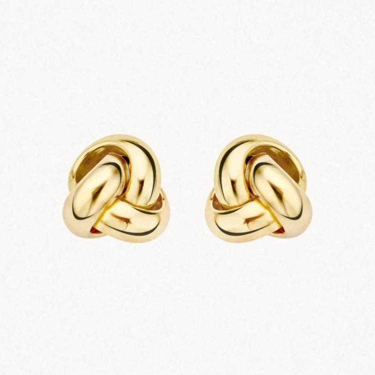 14 karaat geelgouden oorstekers - Blush - 7157YGO 14 karaat geelgouden oorstekers - Blush - 7157YGO-1