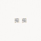 14 karaat geelgouden oorstekers - Blush - 7138YZI-1