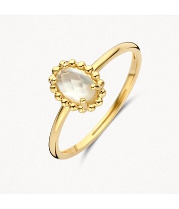 14 karaat geelgouden ring - Blush - 1272YMQ