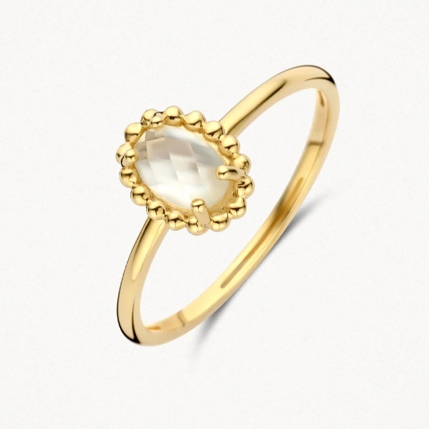 14 karaat geelgouden ring - Blush - 1272YMQ 14 karaat geelgouden ring - Blush - 1272YMQ-1