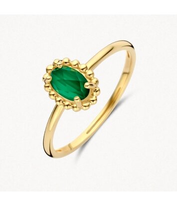 14 karaat geelgouden ring - Blush - 1272YMA