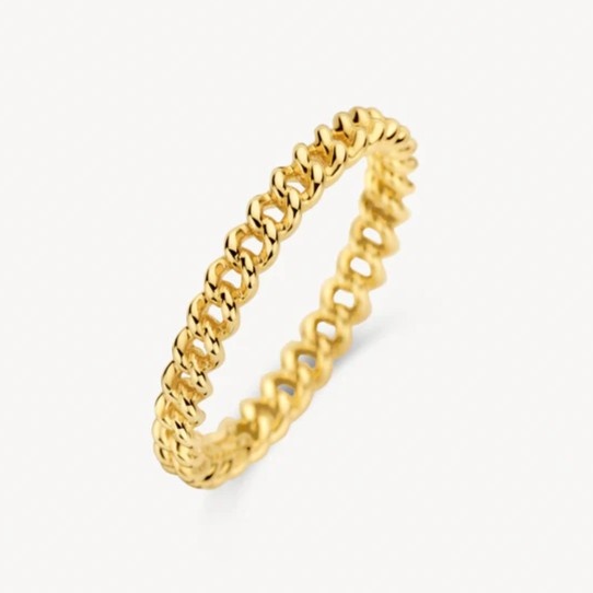 14 karaat geelgouden ring - Blush - 1247YGO 14 karaat geelgouden ring - Blush - 1247YGO-1