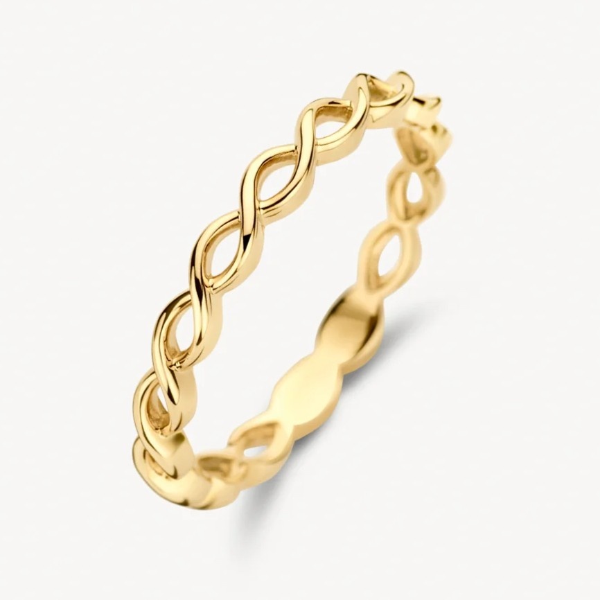 14 karaat geelgouden ring - Blush - 1245YGO 14 karaat geelgouden ring - Blush - 1245YGO-1