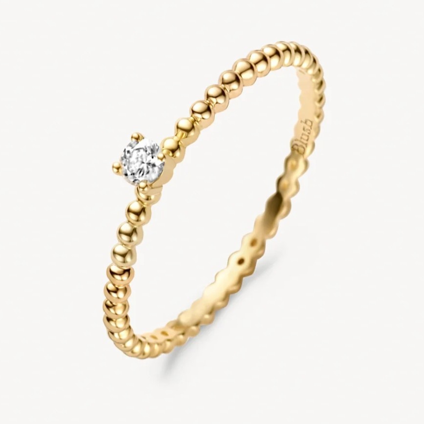 14 karaat geelgouden ring - Blush - 1215YZI 14 karaat geelgouden ring - Blush - 1215YZI-1